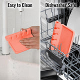Zulay Kitchen Spoon Rest for Multiple Utensils High Heat - Resistant Silicone Drip Pad, BPA - Free Spoon Holder for Stove Top, Kitchen Gadget Holder for Ladles, Tongs, Cooking Spatula - Makes Great Gift - Homesidy.com