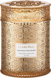 LA JOLIE MUSE Sahara Amber Candle – Bergamot, Clove &amp; Amber | 12 oz Large 2 - Wick Soy Wax Candle | 60 Hours Clean Burn | Gift - Ready for Hosts &amp; Gatherings | Elegant Home Décor - Homesidy.com