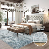 Soalmost Washable Area Rug 8x10, Large Soft Rugs for Living Room Vintage Beige Carpet 8x10 Area Rugs for Bedroom Dining Room Non - Slip Stain Resistant Under Table Rug - Homesidy.com