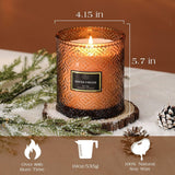 Frosted Cranberry Luxury Scented Candles - 19oz, 88hr Burn Time, Perfect Christmas Gifts for Women - Homesidy.com