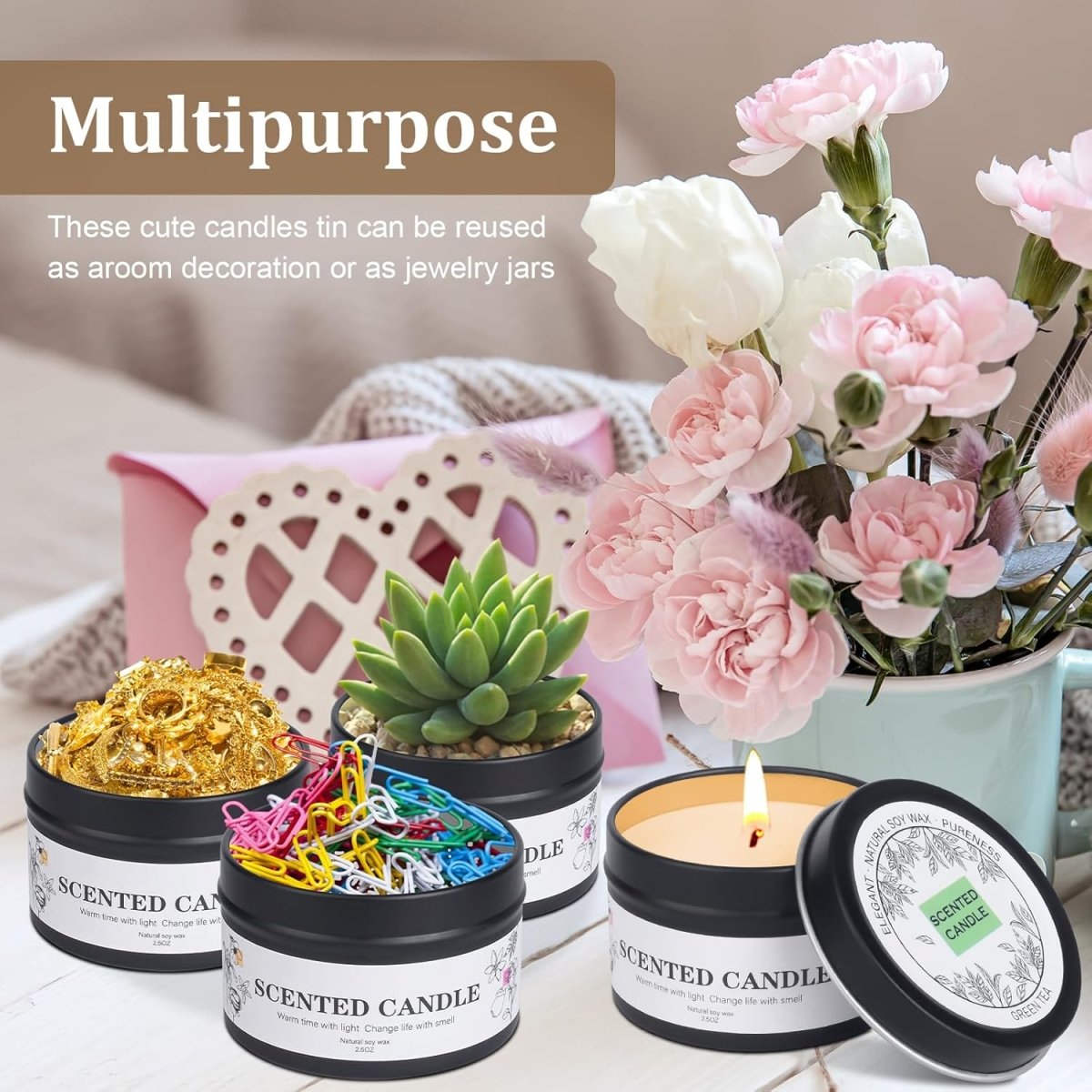 9 Pack Scented Candles Gift for Women and Men, Aromatherapy Candle Set for Home Scented, Small Candle Gift Set Basket for Boyfriend dad him Friend boss Mother Birthday Christmas Thanksgiving - Homesidy.com