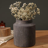 Rustic Vases for Home Decor. Ceramic Vase for Dining Table Decor. Terracotta Decorative Vase 6.1IN. ZSHLXM - Homesidy.com
