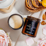 Eucalyptus &amp; Sage Scented Candles,Candles for Home Scented Aromatherapy Candles,Soy Wax Candle Gift for Women Men Amber Jar Candle, 7oz - Homesidy.com