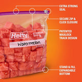 Hefty Slider Kitchen Storage Bags, Gallon Size, 66 Count - Homesidy.com