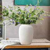 Ceramic Vases Set of 2,Modern Vases for Home Decor, White Boho Style for Living Room Kitchen Mantle Bedroom Dining Table Office Farmhouse Decorative Design - Homesidy.com