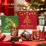 Christmas Candles Set, 4 Pack Xmas Scented Candles for Women, Winter Soy Candle for Home Scented Holiday Candle Gift Set, Christmas Gifts for Women Men Best Friends - Christmas Tree/Spice/Eve/Cookie - Homesidy.com