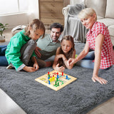 Shag Area Rugs for Bedroom Living Room,4X6 Ultra Soft Fluffy Area Rugs for Dorm, Indoor Carpet Nursery Rugs for Kids Girls Room Home Decor,Pink - Homesidy.com