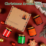 Winter Candle Gift Set, 4 Pack 7 oz Soy Scented Candles for Home, Christmas, Holiday &amp; Birthday Gifts for Women &amp; Men, Includes Hello Winter, Pine &amp; Cedarwood, Hot Cocoa, and Vanilla Cupcake - Homesidy.com