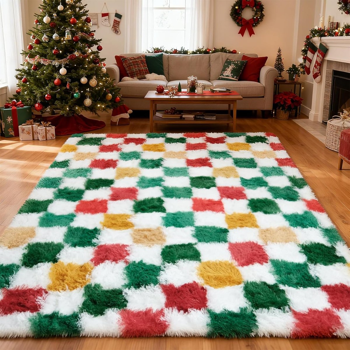 Shag Area Rugs for Bedroom Living Room,4X6 Ultra Soft Fluffy Area Rugs for Dorm, Indoor Carpet Nursery Rugs for Kids Girls Room Home Decor,Pink - Homesidy.com