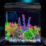Ameliade Aquarium Artificial Plastic Plants Decorations and Rock Cave Decor Set Goldfish Betta Fish Tank Accessories Small Large Fish Bowl Ornaments - Homesidy.com