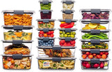 Rubbermaid Brilliance BPA - Free Airtight Food Storage Containers, 24 - Piece Set, Easy for Meal Prep, Lunch &amp; Leftovers - Homesidy.com