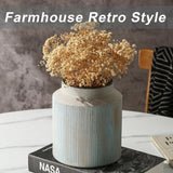 Rustic Vases for Home Decor. Ceramic Vase for Dining Table Decor. Terracotta Decorative Vase 6.1IN. ZSHLXM - Homesidy.com