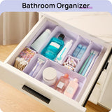 Vtopmart 25 PCS Clear Plastic Drawer Organizers Set, 4 - Size Versatile Bathroom and Vanity Drawer Organizer Trays, Storage Bins for Makeup, Bedroom, Kitchen Gadgets Utensils and Office - Homesidy.com