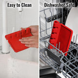 Zulay Kitchen Spoon Rest for Multiple Utensils High Heat - Resistant Silicone Drip Pad, BPA - Free Spoon Holder for Stove Top, Kitchen Gadget Holder for Ladles, Tongs, Cooking Spatula - Makes Great Gift - Homesidy.com