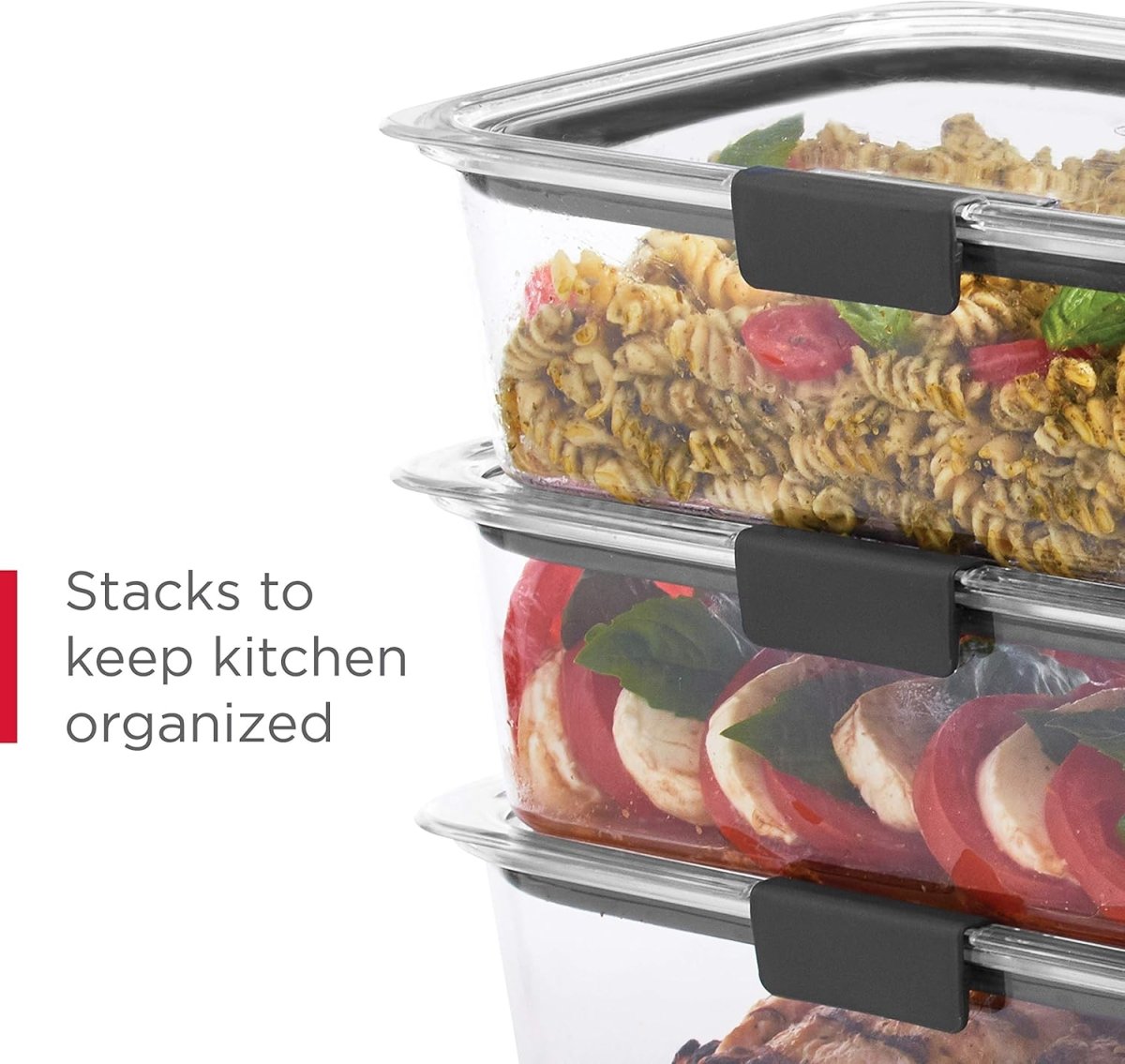Rubbermaid Brilliance BPA - Free Airtight Food Storage Containers, 24 - Piece Set, Easy for Meal Prep, Lunch &amp; Leftovers - Homesidy.com