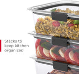 Rubbermaid Brilliance BPA - Free Airtight Food Storage Containers, 24 - Piece Set, Easy for Meal Prep, Lunch &amp; Leftovers - Homesidy.com