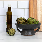 Creative Co - Op Stoneware Bowl w Reactive Glaze, White - Homesidy.com