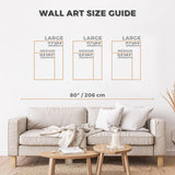 qmmp Modern Wooden Wall Sculptures - Set of 3 - MDF - Oak - Home Decor Accent - Large Wall Art for Living Room, Bedroom, Office - Easy Installation (Oak, Medium - Mountain and Sun, Unframed) - Homesidy.com
