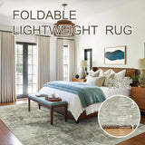 Soalmost Washable Area Rug 8x10, Large Soft Rugs for Living Room Vintage Beige Carpet 8x10 Area Rugs for Bedroom Dining Room Non - Slip Stain Resistant Under Table Rug - Homesidy.com