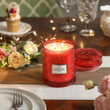Frosted Cranberry Luxury Scented Candles - 19oz, 88hr Burn Time, Perfect Christmas Gifts for Women - Homesidy.com