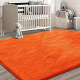 Shag Area Rugs for Bedroom Living Room,4X6 Ultra Soft Fluffy Area Rugs for Dorm, Indoor Carpet Nursery Rugs for Kids Girls Room Home Decor,Pink - Homesidy.com