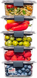 Rubbermaid Brilliance BPA - Free Airtight Food Storage Containers, 24 - Piece Set, Easy for Meal Prep, Lunch &amp; Leftovers - Homesidy.com