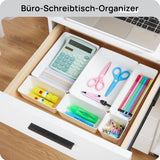 Vtopmart 25 PCS Clear Plastic Drawer Organizers Set, 4 - Size Versatile Bathroom and Vanity Drawer Organizer Trays, Storage Bins for Makeup, Bedroom, Kitchen Gadgets Utensils and Office - Homesidy.com