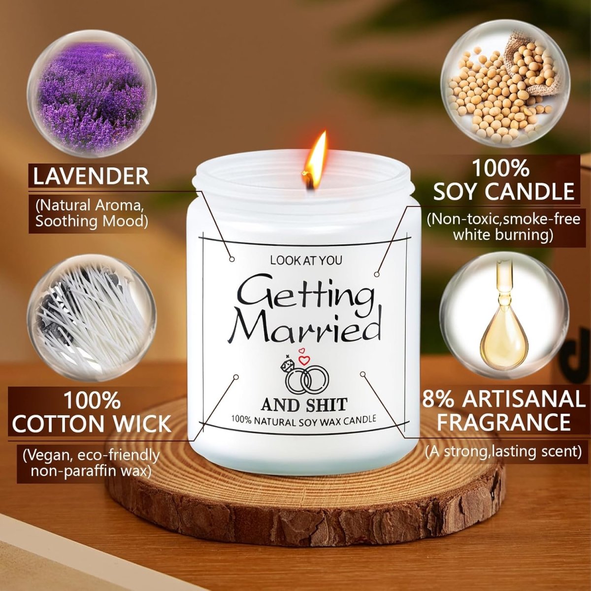 Niviy Gifts for Women, Christmas Scented Candle Stocking Stuffers, Valentines Galentines Day Gifts, Funny Candle for Women, Sister Christmas Gift for Sisters, Friend Cute Birthday Anniversary 7oz - Homesidy.com