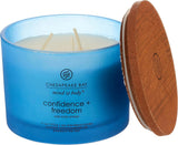 Chesapeake Bay Candle Mind &amp; Body 3 - Wick Coffee Table Jar Candle, Nourish Renew (Coconut &amp; Sandalwood) - Homesidy.com
