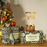 Christmas Gifts for Women, Unique Birthday Gifts for Women, Lavender Butterfly Rotating Scented Candles for Home Fragrance, Mom Birthday Gift from Daughter Son, Xmas Candle Gift for Sister Grandma - Homesidy.com