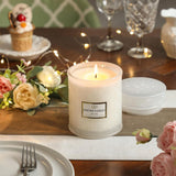Frosted Cranberry Luxury Scented Candles - 19oz, 88hr Burn Time, Perfect Christmas Gifts for Women - Homesidy.com