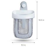 Munchkin® Super Scoop™ Hanging Bath Toy Storage with Quick Drying Mesh, Grey - Homesidy.com