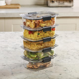 Rubbermaid Brilliance BPA - Free Airtight Food Storage Containers, 24 - Piece Set, Easy for Meal Prep, Lunch &amp; Leftovers - Homesidy.com