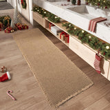 AMOAMI Upgraded Waffle Bath Mat, Super Absorbent Non Slip Bath Mats for Bathroom Floor, Machine Washable Bathroom Rugs with Tassels, Rubber Backed Bathroom Mats, Ultra Soft, 18&34; x 30&34;, Brown - Homesidy.com
