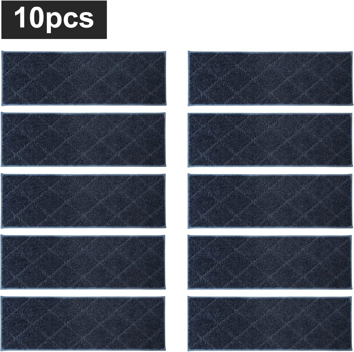 COSY HOMEER Edging Stair Treads Non - Slip Carpet Mat 28inX9in Indoor Stair Runners for Wooden Steps, Edging Stair Rugs for Kids and Dogs, 100% Polyester TPE Backing (15pc, Beige) - Homesidy.com