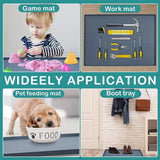 URMONA Waterproof Silicone Under Sink Mat 31 x 22 Shelf Liner for Kitchen and Bathroom, Cabinet and Counter Protector, Storage and Organizers, Litter Mat, Pet Cat Puppy Essentials(Dark Grey) - Homesidy.com