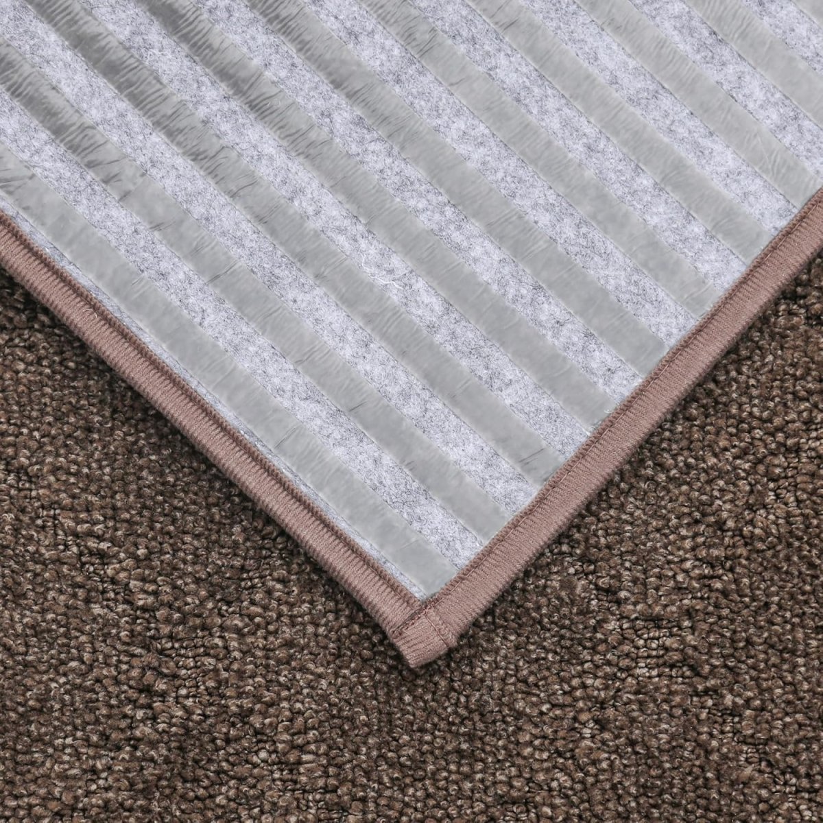 COSY HOMEER Edging Stair Treads Non - Slip Carpet Mat 28inX9in Indoor Stair Runners for Wooden Steps, Edging Stair Rugs for Kids and Dogs, 100% Polyester TPE Backing (15pc, Beige) - Homesidy.com