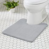 MINIDEAR Bathroom Rugs 24x17 Light Grey - Thick Elastic Foam Bath Mat, Ultra Soft &amp; Plush Fluffy, Non - Slip, Quick Dry, Absorbent Washable Floor Microfiber Mat for Tub, Home Decor Accessories - Homesidy.com
