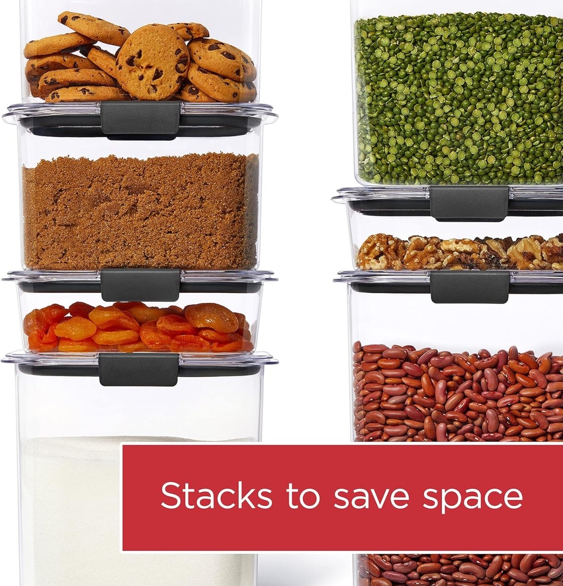 Rubbermaid Brilliance Pantry Airtight Food Storage Container, BPA - Free 7.8 Cup, Ideal for Brown Sugar - Efficient, Leak - Proof and Dishwasher - safe - Homesidy.com