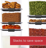 Rubbermaid Brilliance Pantry Airtight Food Storage Container, BPA - Free 7.8 Cup, Ideal for Brown Sugar - Efficient, Leak - Proof and Dishwasher - safe - Homesidy.com