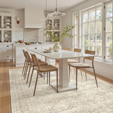 Soalmost Washable Area Rug 8x10, Large Soft Rugs for Living Room Vintage Beige Carpet 8x10 Area Rugs for Bedroom Dining Room Non - Slip Stain Resistant Under Table Rug - Homesidy.com