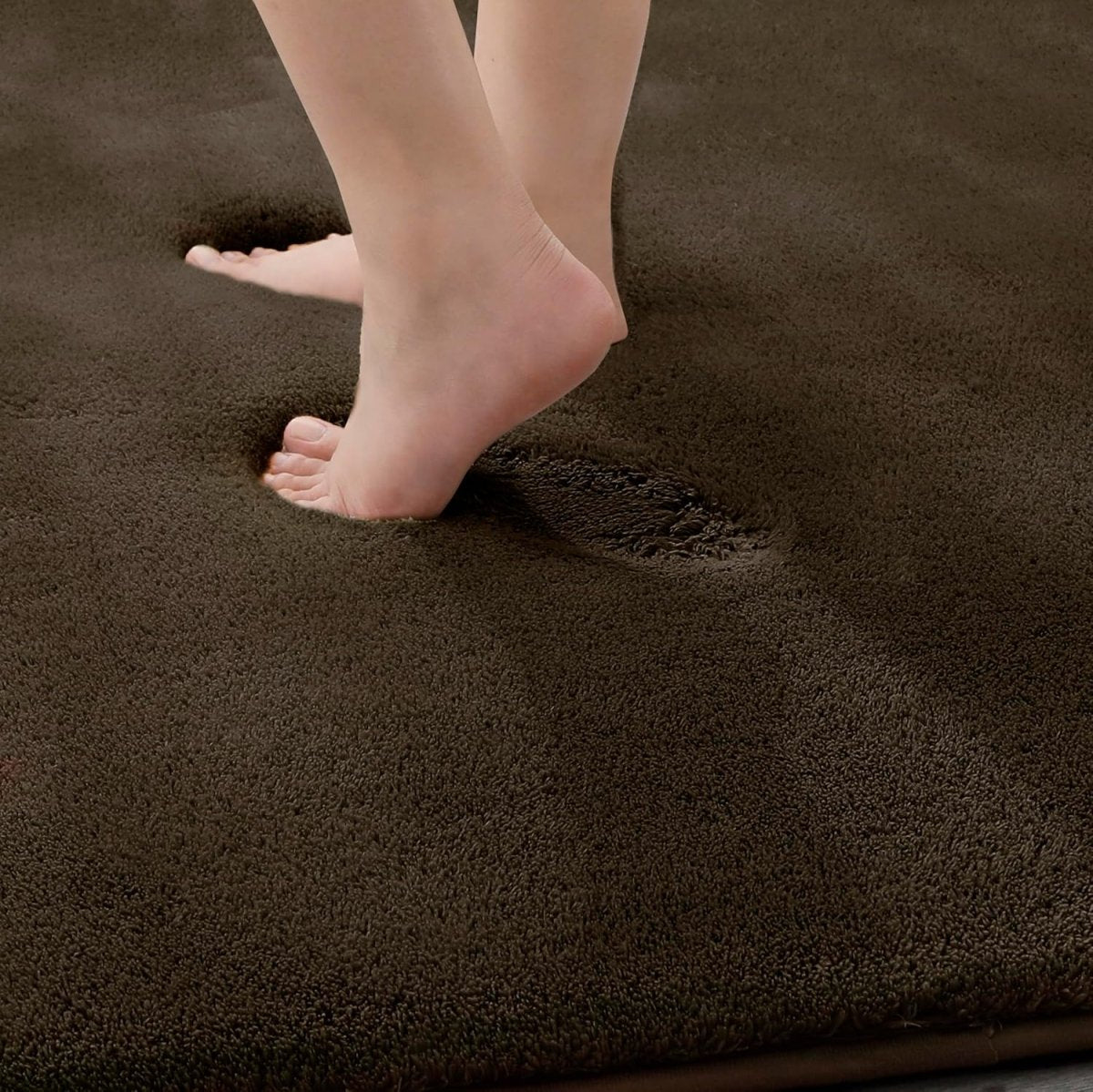 MINIDEAR Bathroom Rugs 24x17 Light Grey - Thick Elastic Foam Bath Mat, Ultra Soft &amp; Plush Fluffy, Non - Slip, Quick Dry, Absorbent Washable Floor Microfiber Mat for Tub, Home Decor Accessories - Homesidy.com