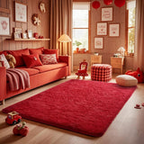 Ophanie Area Rugs for Living Room Bedroom, Upgrade Non - Slip Fluffy Soft Grey Shag Carpet, Indoor Floor Gray 4x6 Fuzzy Shaggy Living Room Plush Rug for Kids Home Dorm Decor Aesthetic - Homesidy.com
