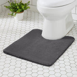 MINIDEAR Bathroom Rugs 24x17 Light Grey - Thick Elastic Foam Bath Mat, Ultra Soft &amp; Plush Fluffy, Non - Slip, Quick Dry, Absorbent Washable Floor Microfiber Mat for Tub, Home Decor Accessories - Homesidy.com