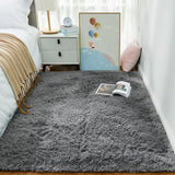 Ophanie Area Rugs for Living Room Bedroom, Upgrade Non - Slip Fluffy Soft Grey Shag Carpet, Indoor Floor Gray 4x6 Fuzzy Shaggy Living Room Plush Rug for Kids Home Dorm Decor Aesthetic - Homesidy.com