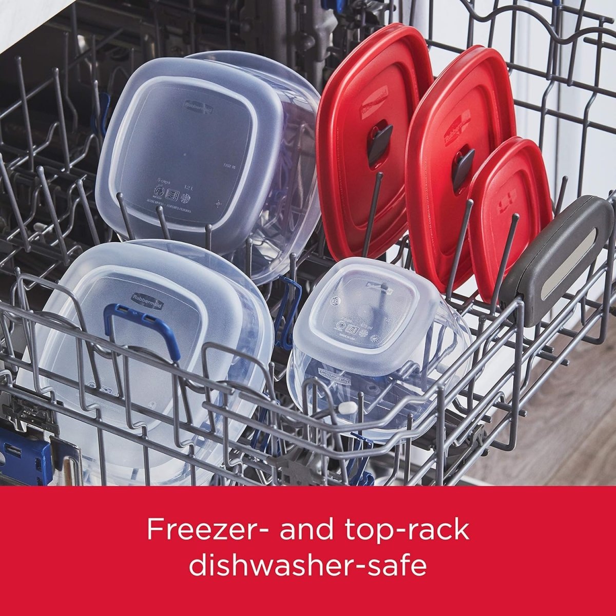 Rubbermaid 16 - Piece BPA - Free Plastic Food Storage Set, Red Vented Lids - Microwave, Dishwasher Safe: Perfect for Meal Prep, Leftovers, and Kitchen Organization - Homesidy.com