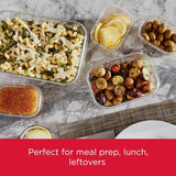 Rubbermaid Brilliance BPA - Free Airtight Food Storage Containers, 24 - Piece Set, Easy for Meal Prep, Lunch &amp; Leftovers - Homesidy.com