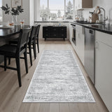 Soalmost Washable Area Rug 8x10, Large Soft Rugs for Living Room Vintage Beige Carpet 8x10 Area Rugs for Bedroom Dining Room Non - Slip Stain Resistant Under Table Rug - Homesidy.com