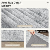 Soalmost Washable Area Rug 8x10, Large Soft Rugs for Living Room Vintage Beige Carpet 8x10 Area Rugs for Bedroom Dining Room Non - Slip Stain Resistant Under Table Rug - Homesidy.com