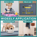 URMONA Waterproof Silicone Under Sink Mat 31 x 22 Shelf Liner for Kitchen and Bathroom, Cabinet and Counter Protector, Storage and Organizers, Litter Mat, Pet Cat Puppy Essentials(Dark Grey) - Homesidy.com
